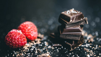 Chocolates and Raspberries.