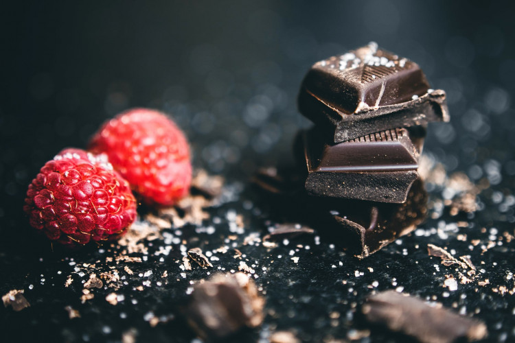 Chocolates and Raspberries.