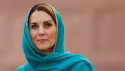 Catherine, Duchess of Cambridge visits the Badshahi Mosque in Lahore, Pakistan October 17, 2019. REUTERS/Peter Nicholls