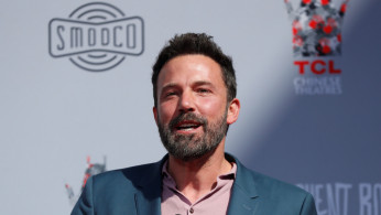 Actor Ben Affleck speaks during a handprint and footprint ceremony for Kevin Smith and Jason Mewes, at the forecourt of the TCL Chinese Theatre, in Los Angeles, California, U.S. October 14, 2019. REUTERS/Mario Anzuoni