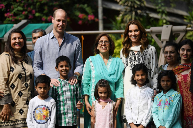 Britain's Prince William and Catherine, Duchess of Cambridge, visit Pakistan
