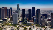 A view of downtown Los Angeles, USA. 