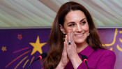 Britain's Catherine, Duchess of Cambridge, visits Nook Children's Hospice in Norfolk