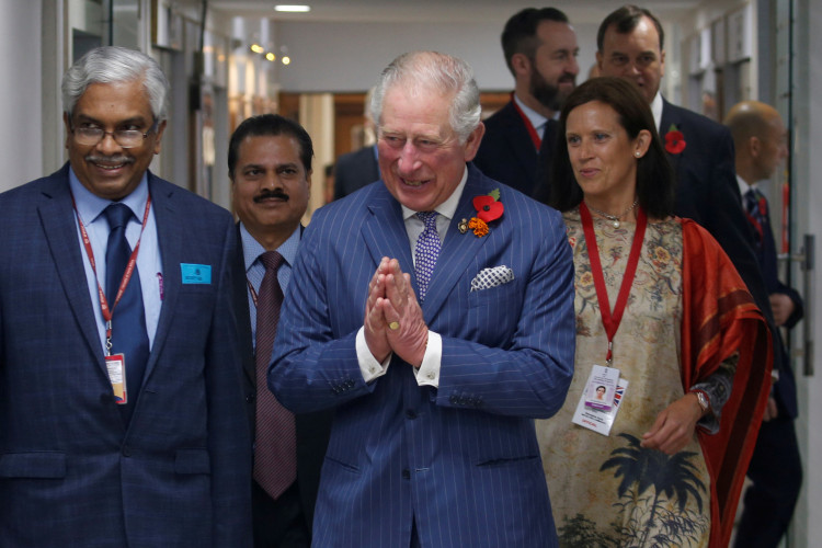 Britain's Prince Charles visits Indian Meteorological Department (IMD) in New Delhi