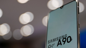 Samsung Electronic's Galaxy A90 is seen on display at a Samsung store in Seoul, South Korea