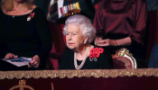Britain's Queen Elizabeth attends the Festival of Remembrance in London