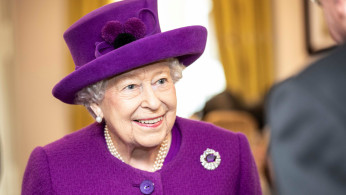 Britain's Queen Elizabeth II visits Royal British Legion Industries village in Aylesford, Britain, November 6, 2019. Richard Pohle/Pool via REUTERS