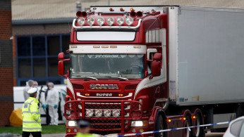The trailer where 39 Vietnamese migrants were found dead