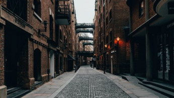 One of the alleys in London.