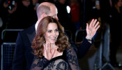 Britain's Prince William, Duke of Cambridge, and Catherine, Duchess of Cambridge, wave as they arrive at the Royal Variety Performance in London, Britain November 18, 2019. REUTERS/Henry Nicholls