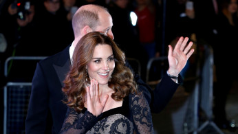 Britain's Prince William, Duke of Cambridge, and Catherine, Duchess of Cambridge, arrive at the Royal Variety Performance in London