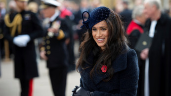 Britain's Meghan, the Duchess of Sussex attends the 91st Field of Remembrance at Westminster Abbey in London, Britain November 7, 2019. 