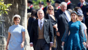 Princess Eugenie, Prince Andrew, and Princess Beatrice