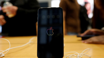 The new Apple iPhone X are seen on display at the Apple Store in Manhattan, New York