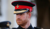 Britain's Prince Harry, Duke of Sussex, is seen during a visit to the Field of Remembrance at Westminster Abbey in London, Britain, November 7, 2019. REUTERS/Hannah McKay
