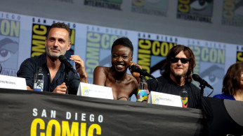 Andrew Lincoln, Danai Gurira & Norman Reedus