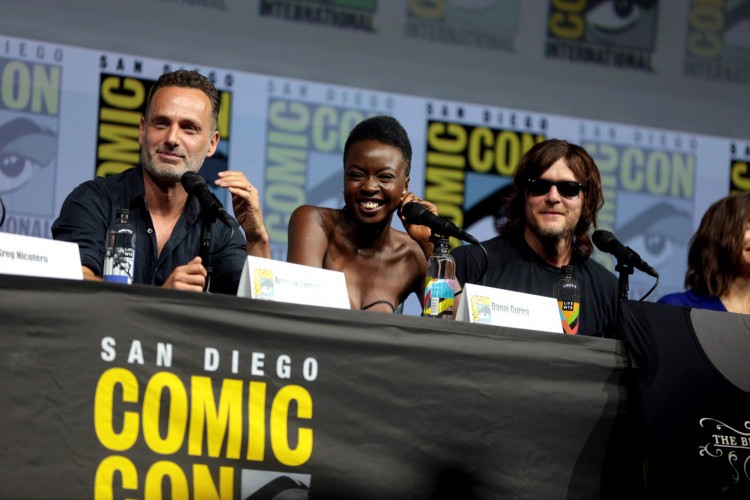 Andrew Lincoln, Danai Gurira & Norman Reedus