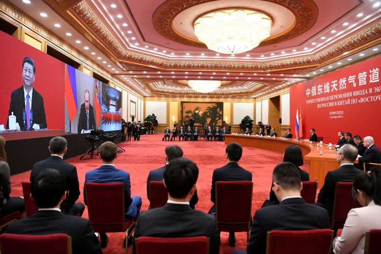 China-Russia gas pipeline ceremony