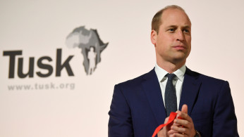 Britain's Prince William, Duke of Cambridge appears on stage at the Tusk Conservation Awards in London, Britain, November 21, 2019. REUTERS/Toby Melville/Pool