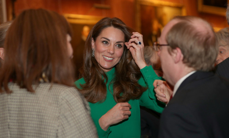 Britain's Catherine, Duchess of Cambridge attends a reception to mark 70 years of the NATO Alliance, hosted by Britain's Queen Elizabeth, at Buckingham Palace, in London, Britain, December 3, 2019. Yui Mok/Pool via REUTERS