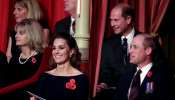 Britain's Prince William and Catherine, Duchess of Cambridge, attend the Festival of Remembrance in London
