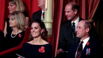 Britain's Prince William and Catherine, Duchess of Cambridge, attend the Festival of Remembrance in London