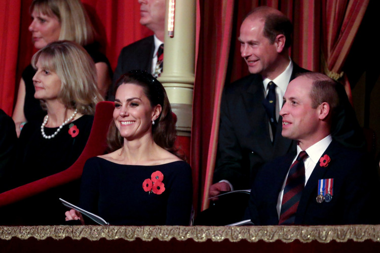 Britain's Prince William and Catherine, Duchess of Cambridge, attend the Festival of Remembrance in London