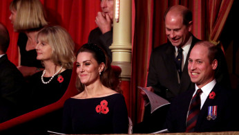 Britain's Prince William and Catherine, Duchess of Cambridge