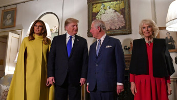 Melania Trump, Donald Trump, Prince Charles, and Duchess Camilla