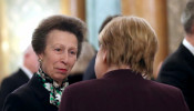 NATO leaders attend an reception at Buckingham Palace in London