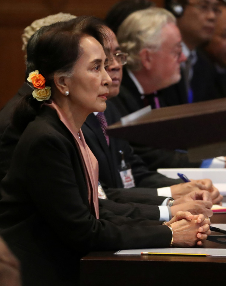 Myanmar's leader Aung San Suu Kyi 