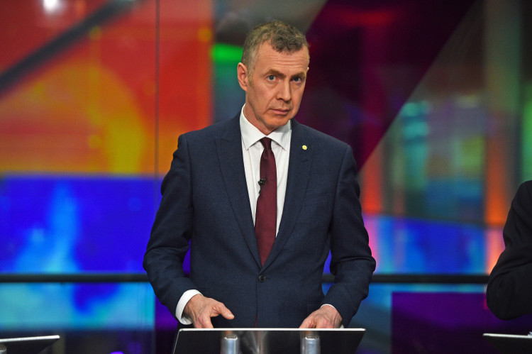 Plaid Cymru leader Adam Price stands before the start of the Channel 4 News' General Election climate debate at ITN Studios in Holborn, central London, Britain November 28, 2019. Kirsty O'Connor/Pool via REUTERS