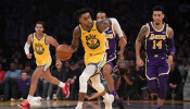 NBA: Golden State Warriors at Los Angeles Lakers