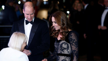 Britain's Prince William, Duke of Cambridge, and Catherine, Duchess of Cambridge, arrive at the Royal Variety Performance in London, Britain November 18, 2019. REUTERS/Henry Nicholls