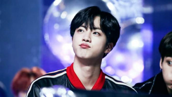 Jin did more than just showing off his handsome face.