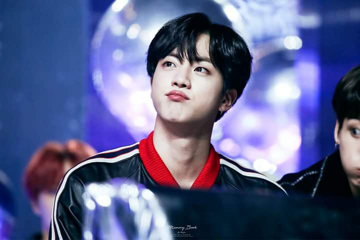 Jin did more than just showing off his handsome face.