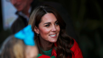 Britain's Catherine, Duchess of Cambridge, visits Peterley Manor Farm in Buckinghamshire