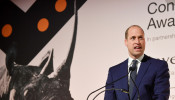 Britain's Prince William, Duke of Cambridge delivers a speech at the Tusk Conservation Awards in London, Britain, November 21, 2019. REUTERS/Toby Melville/Pool