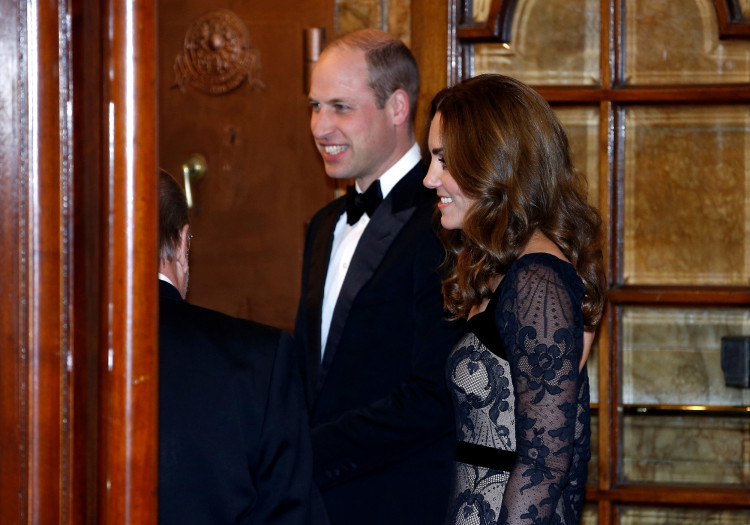 Britain's Prince William, Duke of Cambridge, and Catherine, Duchess of Cambridge, arrive at the Royal Variety Performance in London