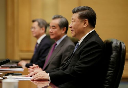 Chinese President Xi Jinping and International Monetary Fund Managing Director Kristalina Georgieva