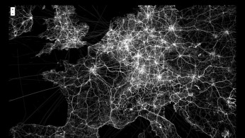 OpenStreetMap GPS Tracks of Europe