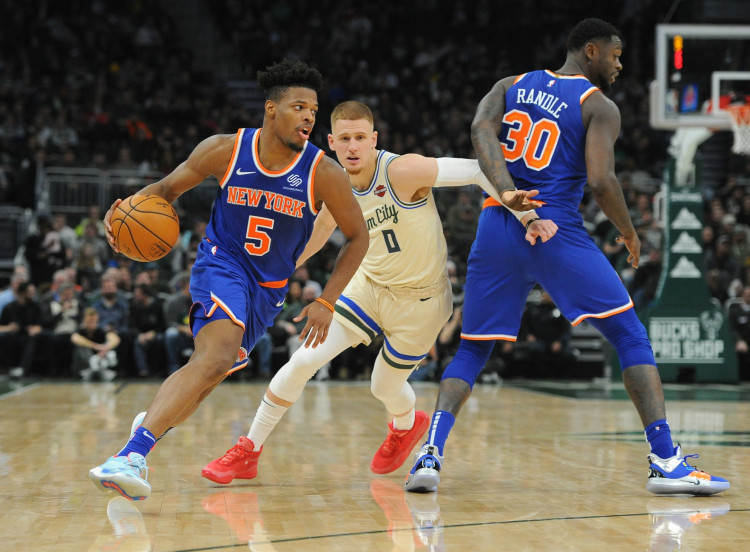 NBA: New York Knicks at Milwaukee Bucks