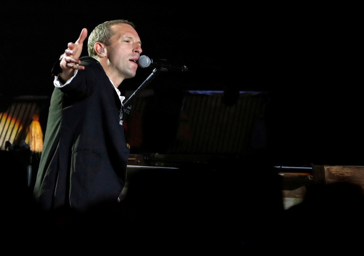 Coldplay performs at the Natural History Museum in London