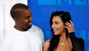 FILE PHOTO: Kim Kardashian and Kanye West arrive at the 2016 MTV Video Music Awards in New York, U.S., August 28, 2016. REUTERS/Eduardo Munoz/File Photo