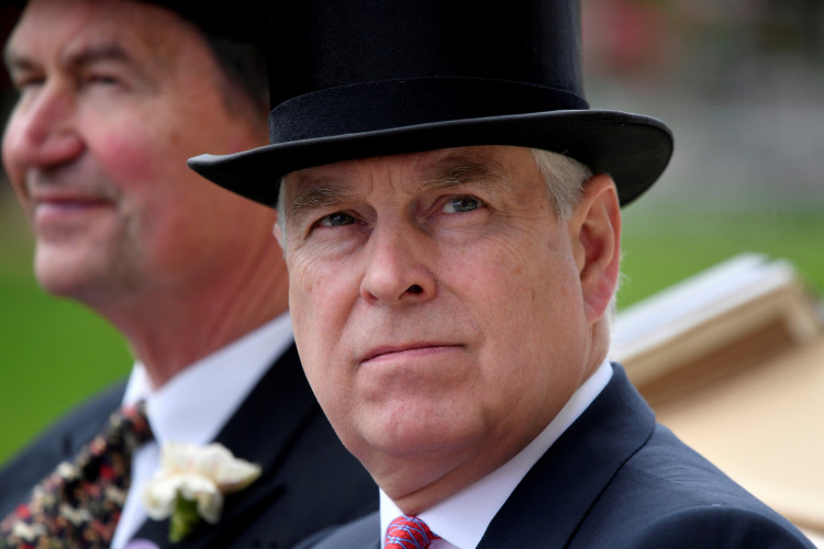 FILE PHOTO: Horse Racing - Royal Ascot - Ascot Racecourse, Ascot, Britain - June 20, 2019 Britain's Prince Andrew arrives by horse and carriage on ladies day. REUTERS/Toby Melville/File Photo