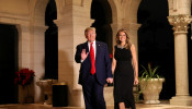 U.S. President Trump and First Lady Melania Trump attend their Christmas Eve party at Mar-a-Lago