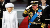 Official commissioning ceremony of HMS Prince of Wales, in Portsmouth