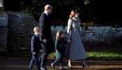 Royal Family's Christmas Day service on the Sandringham estate in eastern England