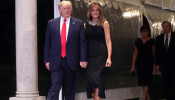 U.S. President Trump and First Lady Melania Trump attend their Christmas Eve party at Mar-a-Lago