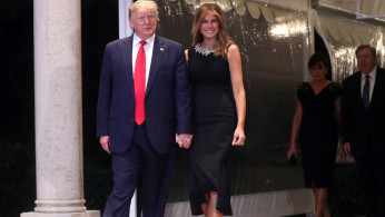 U.S. President Trump and First Lady Melania Trump attend their Christmas Eve party at Mar-a-Lago